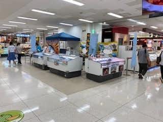 【イオン大野城ショッピングセンター】１Ｆ　イオンの食品売り場　レジト近くの区画