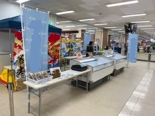 1F イオンの食品売り場 レジ近くの区画